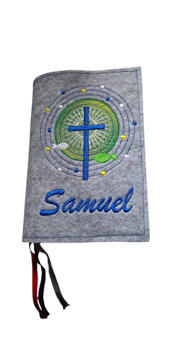 Gotteslobhülle mit Bestickung